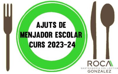 Ajuts de menjador escolar curs 2023-2024